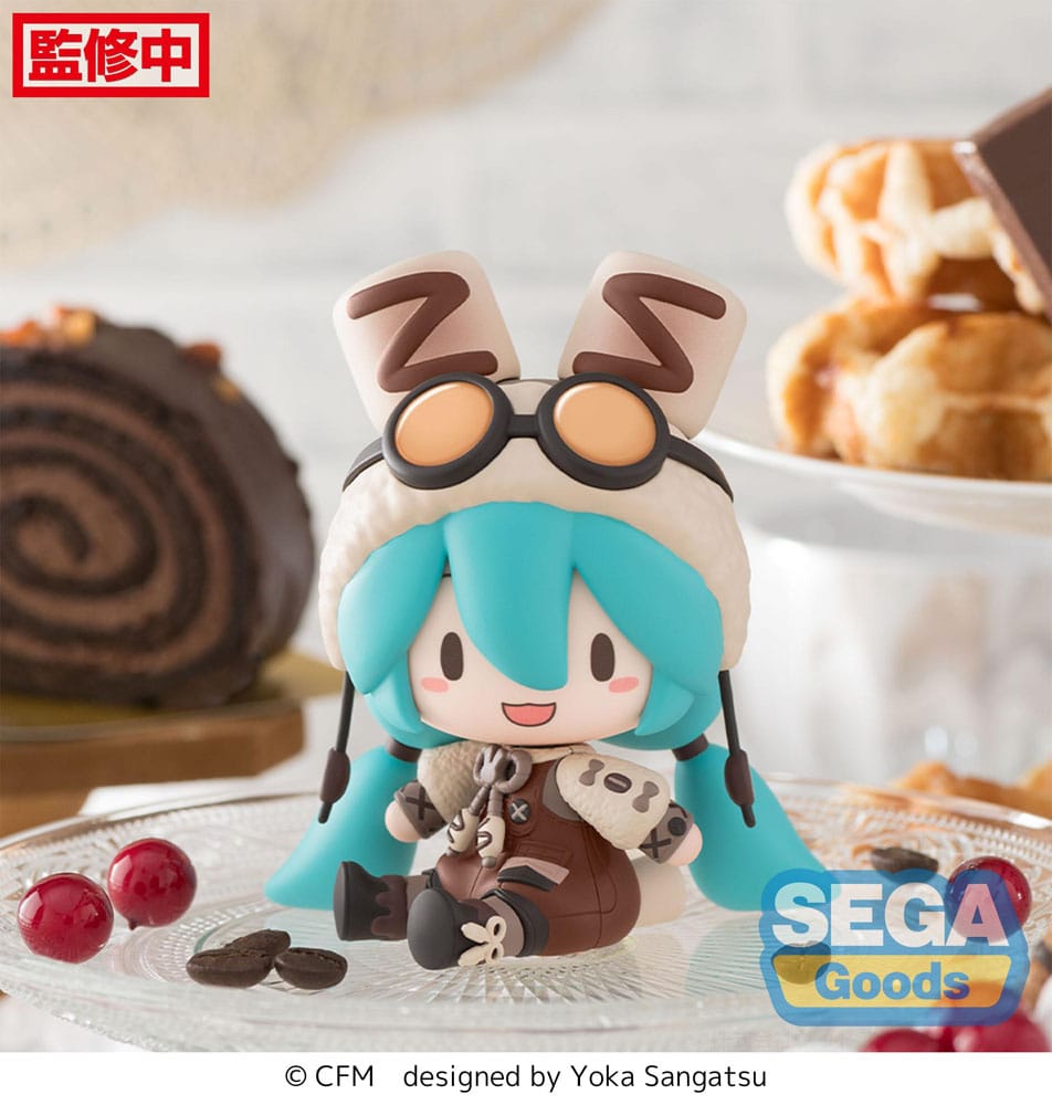 Character Vocal Series 01: Hatsune Miku Fuwa Petit Chibi Figure Hatsune Miku Marshmallow Hot Cocoa 10 cm - MangaShop.ro