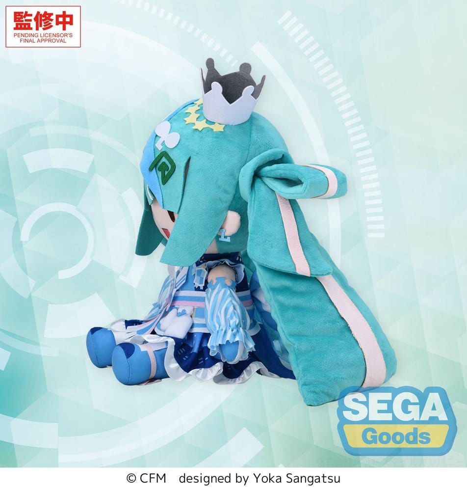 Character Vocal Series 01: Hatsune Miku Fuwa Petit Plush Figure Hatsune Miku LAWSON 50th Anniversary Special LIVE L 30 cm - MangaShop.ro