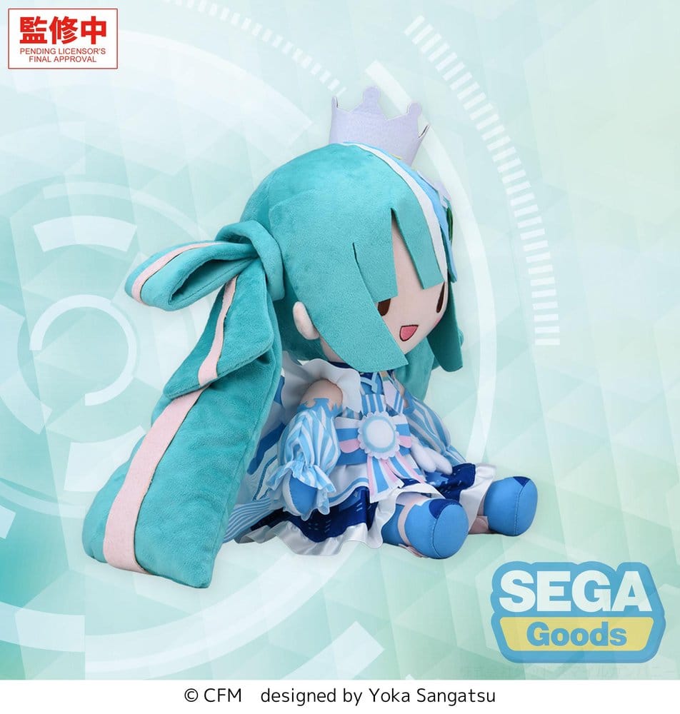Character Vocal Series 01: Hatsune Miku Fuwa Petit Plush Figure Hatsune Miku LAWSON 50th Anniversary Special LIVE L 30 cm - MangaShop.ro