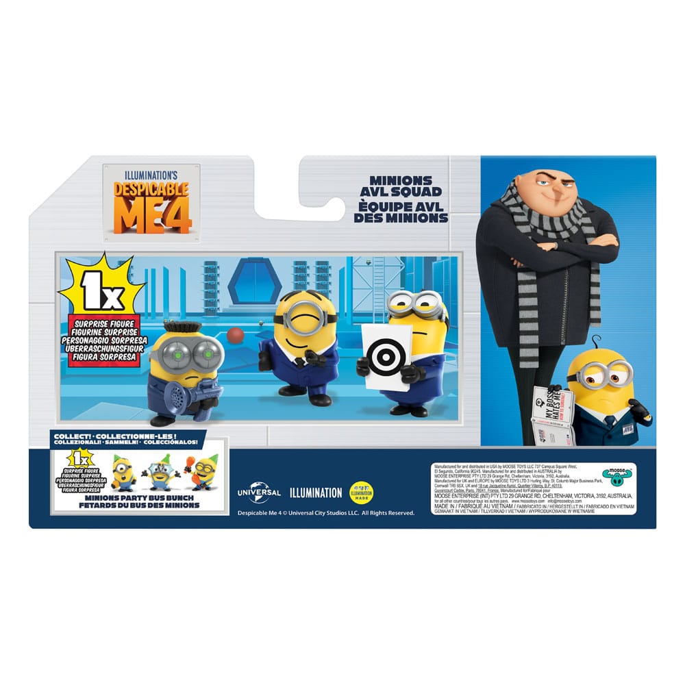 Despicable Me 4 Figure 4-Pack AVL 5 cm - MangaShop.ro