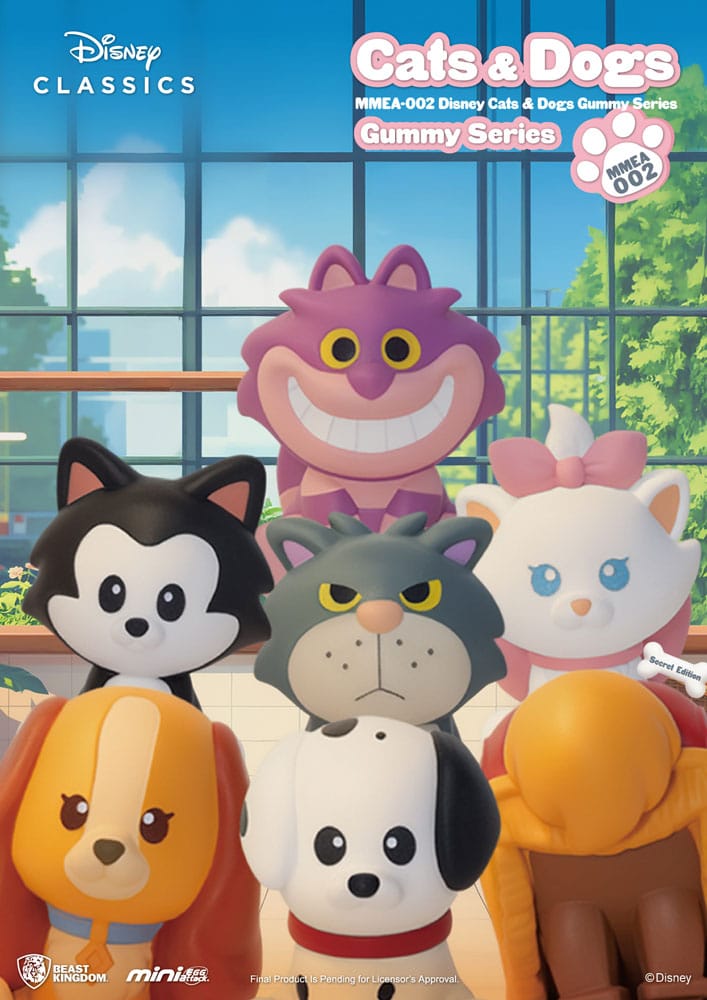 Disney Cats & Dogs Mini Egg Attack Blind Box Figures Gummy Series 3 cm Assortment (24) - MangaShop.ro