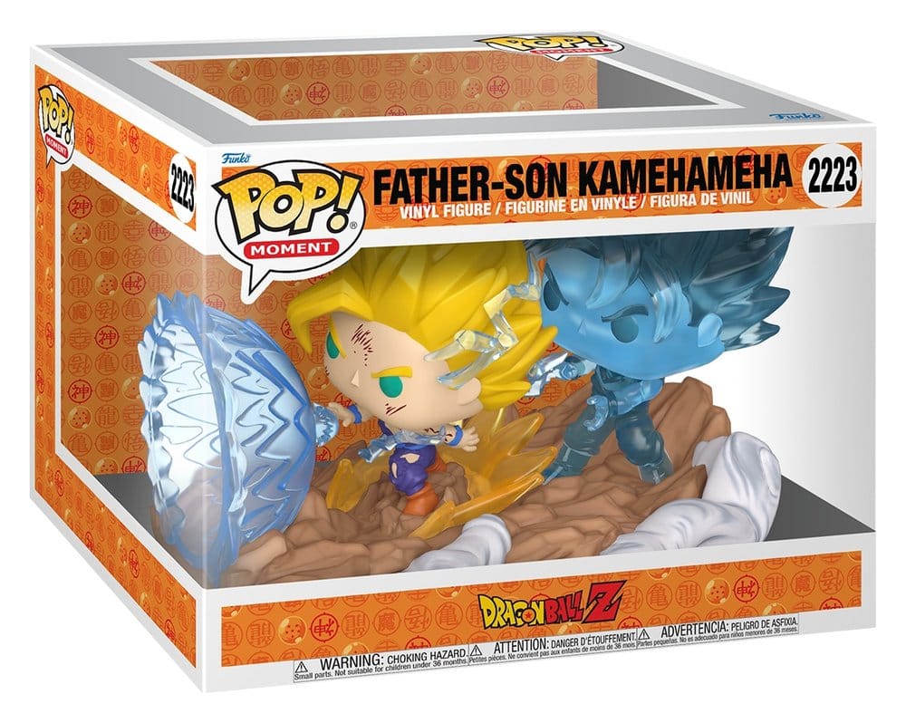 Dragon Ball Z POP Moments Vinyl Figures Father-Son Kamehameha 9 cm - MangaShop.ro