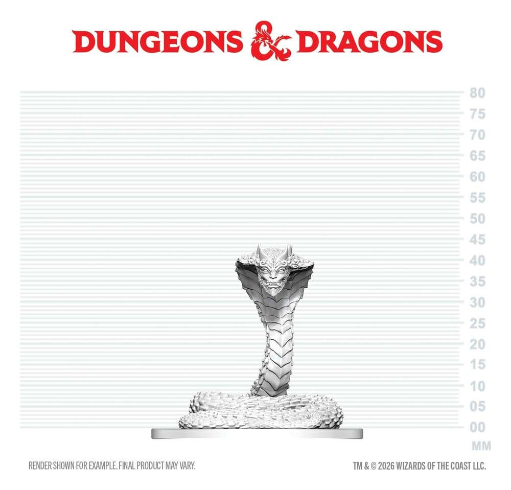 D&D Nolzur's Marvelous Miniatures Mini Figure Guardian Naga 6 cm - MangaShop.ro