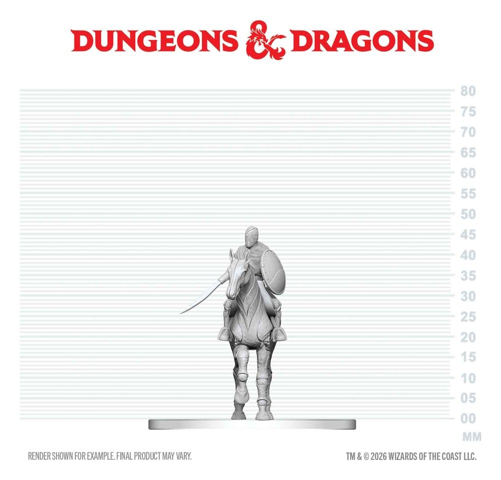 D&D Nolzur's Marvelous Miniatures Mini Figures Nimblewright Steed with Rider 6 cm - MangaShop.ro