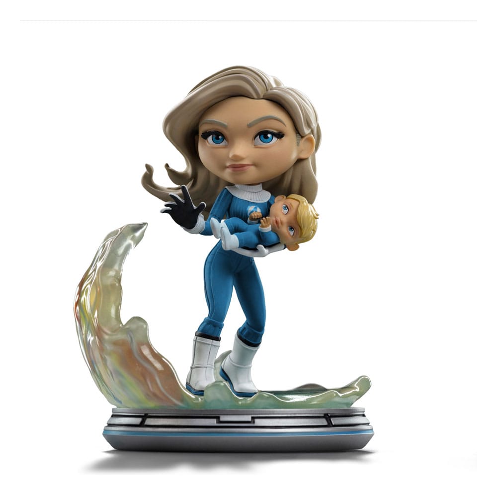 Fantastic Four Mini Co. PVC Figure Invisible Woman and Franklin 15 cm - MangaShop.ro