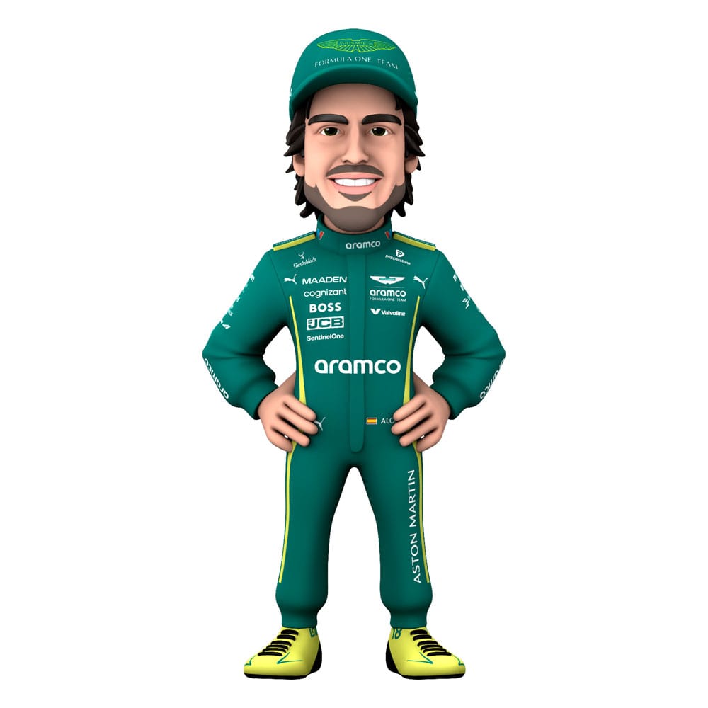 Formula 1 Minix Figure Fernando Alonso (Aston Martin) 12 cm - MangaShop.ro