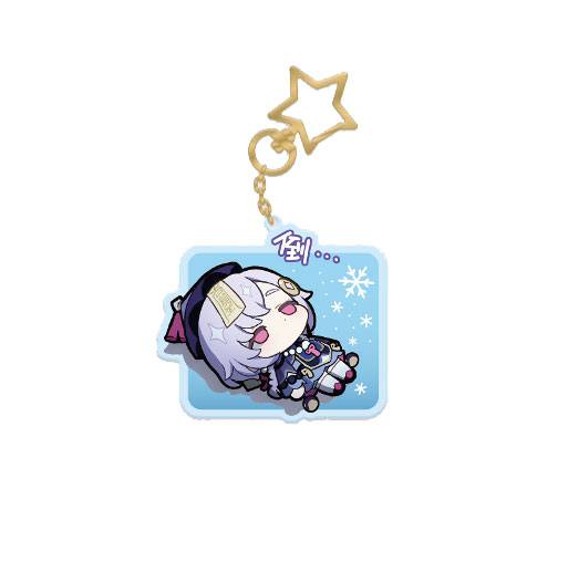 Genshin Impact Q Version Sticker Series Acrylic Keychain Qiqi 9 cm - MangaShop.ro