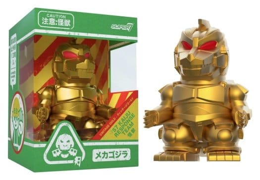 Godzilla Toho Fun! Fun! Mini Figure Mechagodzilla (Vintage Toy Gold) - MangaShop.ro