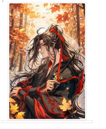Grandmaster of Demonic Cultivation Acrylic Stand Wei Wuxian 2024 Birthday Ver. 18 cm - MangaShop.ro