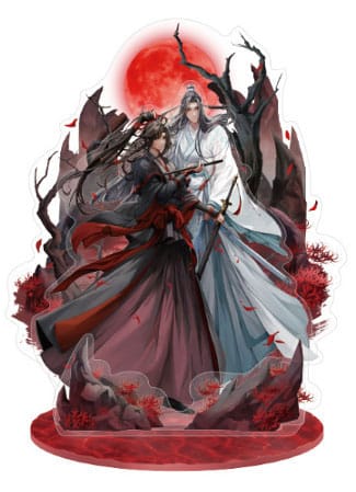 Grandmaster of Demonic Cultivation Acrylic Stand Wei Wuxian & Lan Wangji 5th Anniversary Ver. 20 cm - MangaShop.ro