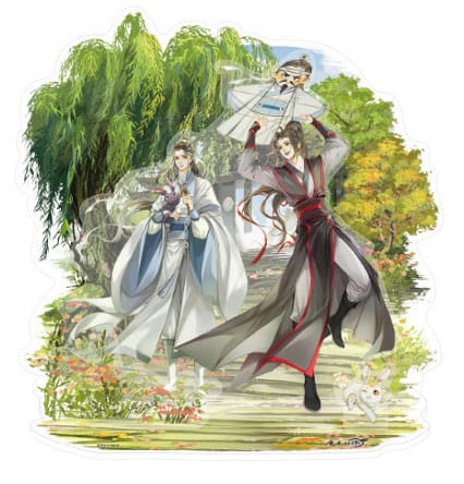 Grandmaster of Demonic Cultivation Summer Season Series Acrylic Stand Wei Wuxian & Lan Wangji 19 cm - MangaShop.ro