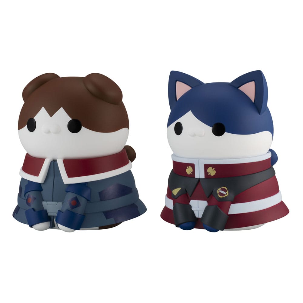 Mobile Suit Gundam SEED Mega Cat Project Trading Figures Nyanto! The Big Cat Nyandam SEED Series Set 10 cm (With Gift) - MangaShop.ro
