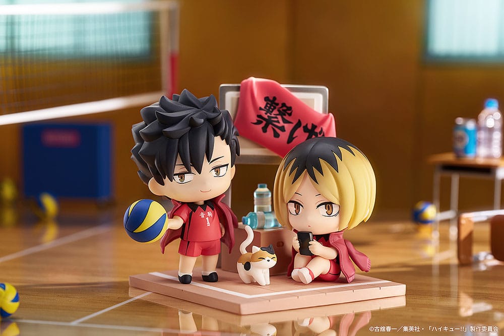 Haikyu!! Qset Mini-Figure 2-Pack Tetsuro Kuroo & Kenma Kozume 9 cm - MangaShop.ro