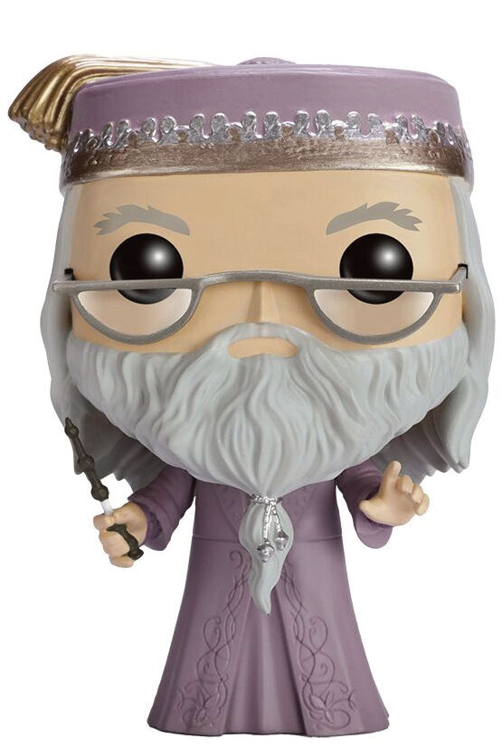 Harry Potter POP! Movies Vinyl Figure Dumbledore with Wand 9 cm - MangaShop.ro