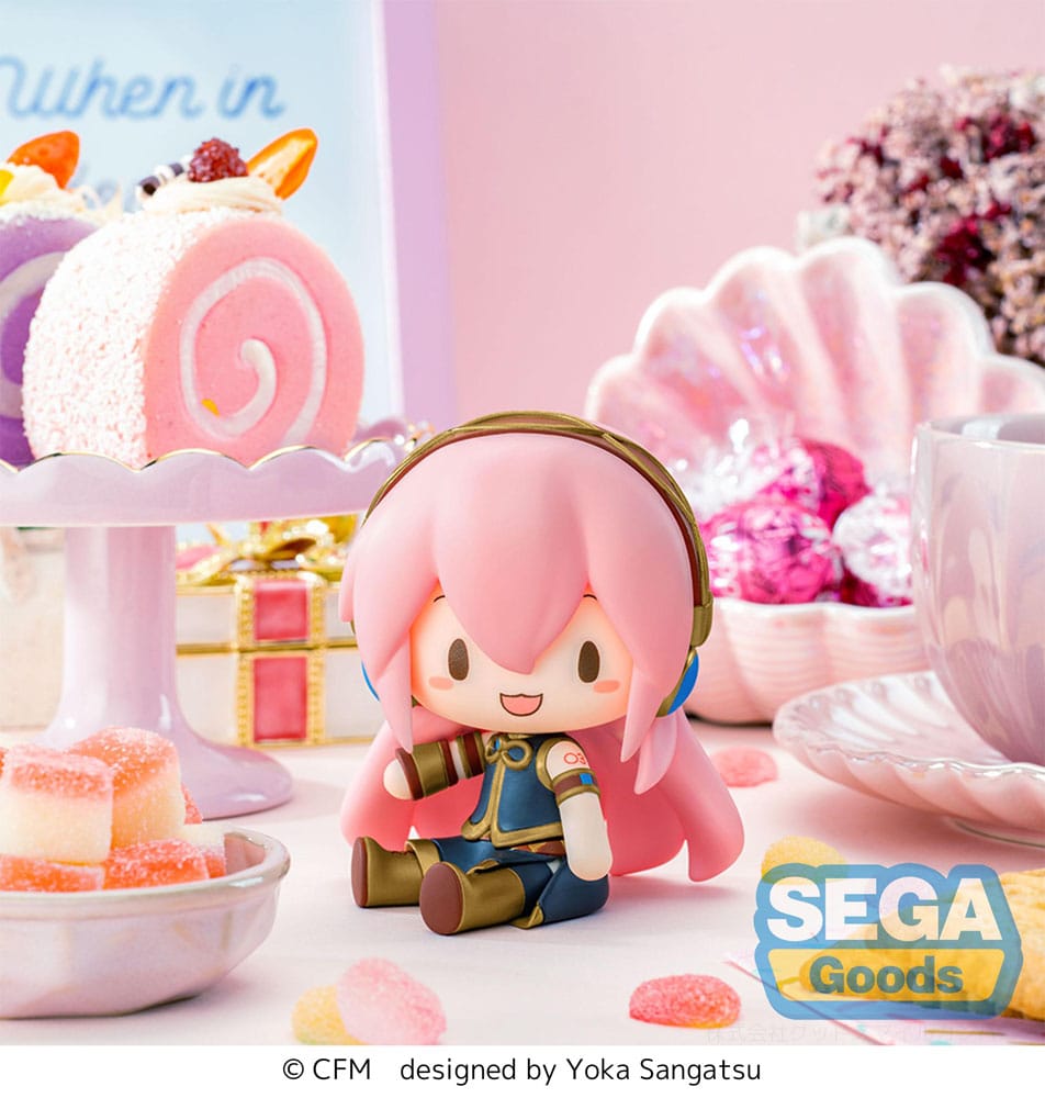 Hatsune Miku Chibi Figure Luka Megurine 8 cm - MangaShop.ro