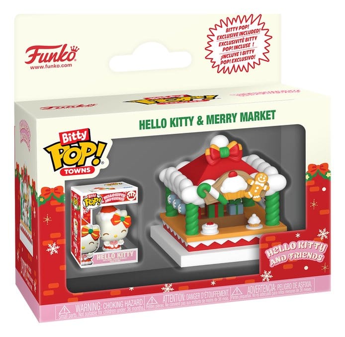 Hello Kitty Bitty POP! Towns Vinyl Figure Holiday- Merry Market - MangaShop.ro