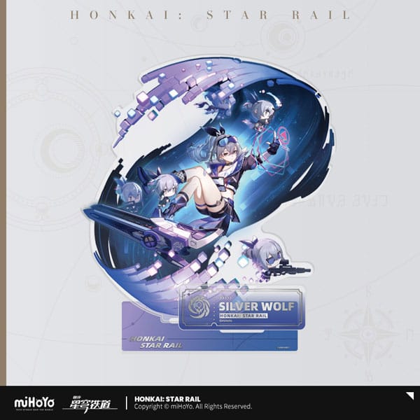Honkai: Star Rail Acryl Figure: Silver Wolf 17 cm - MangaShop.ro