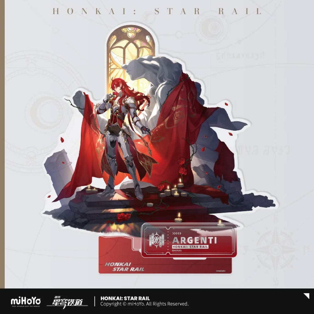 Honkai: Star Rail Path of the Erudition Series Acryl Figure Argenti 22 cm - MangaShop.ro