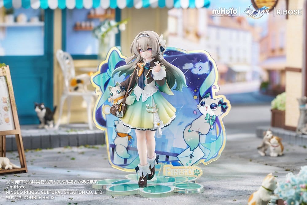 Honkai: Star Rail Rise Up+ Chibi Cat Series Mini Figure Firefly Ver. 18 cm - MangaShop.ro