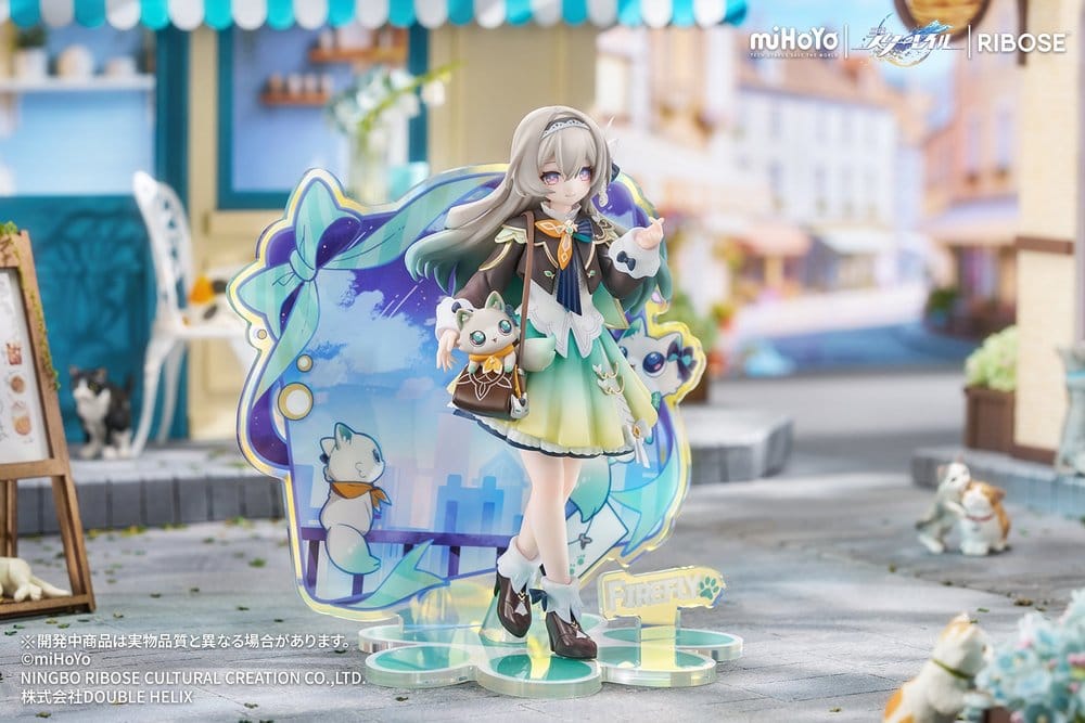 Honkai: Star Rail Rise Up+ Chibi Cat Series Mini Figure Firefly Ver. 18 cm - MangaShop.ro