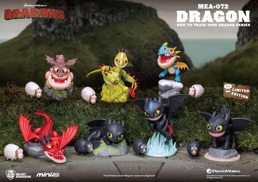 How to train your Dragon Mini Egg Attack Blind Box Figures Series 10 cm Assortment (6) - MangaShop.ro