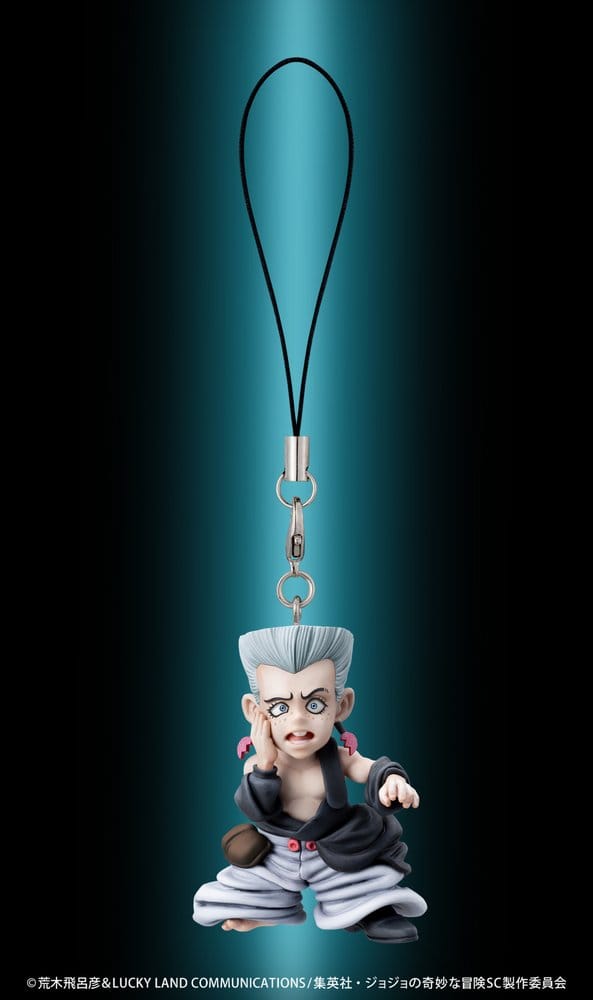 JoJo's Bizarre Adventure: Stardust Crusaders Mini figures Set Chozo Mascot Strap Collection Blind Box (6) - MangaShop.ro