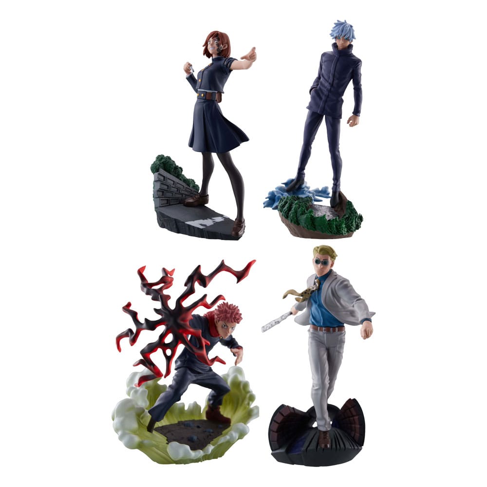 Jujutsu Kaisen Petitrama Series Trading Figure 3-Set Jujutsu Kaisen Series Vol.2 Setn 9 cm - MangaShop.ro