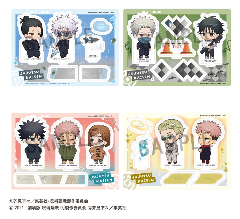 Jujutsu Kaisen Buddycolle Acrylic Stand 5th Anniversary A Suguru Geto & Satoru Gojo (Hidden Inventory/Premature Death Ver.) 10 cm - MangaShop.ro