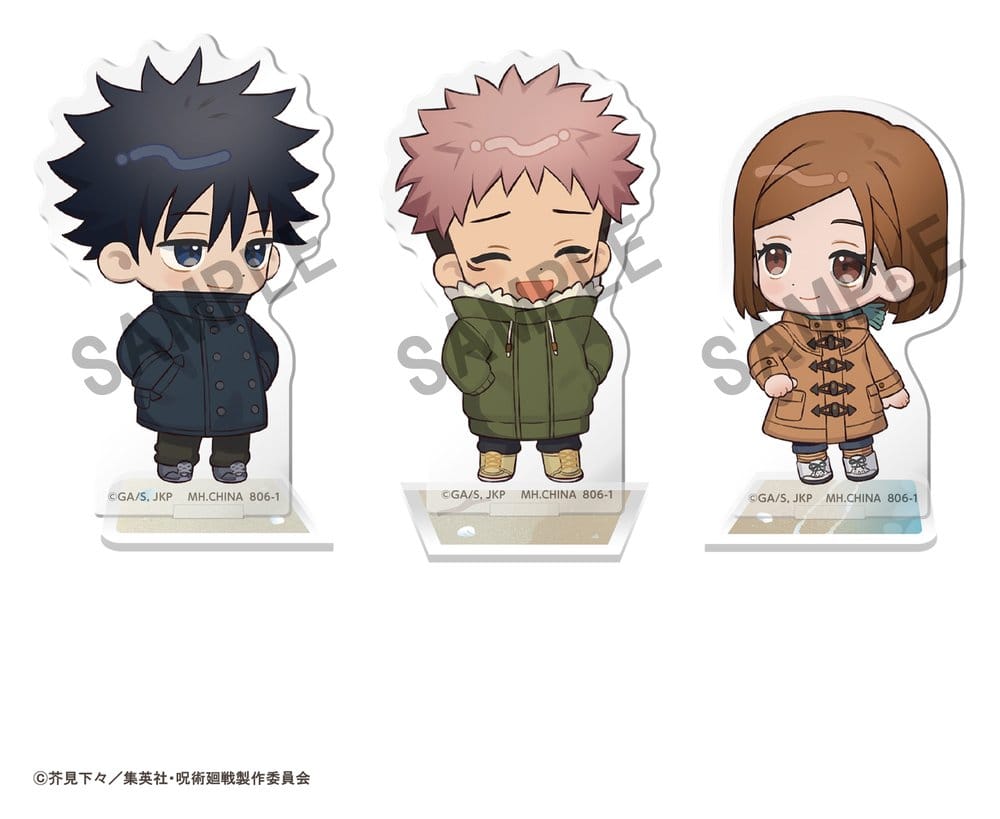 Jujutsu Kaisen Buddycolle Acrylic Stand 5th Anniversary C Megumi Fushiguro, Yuji Itadori & Nobara Kugisaki 10 cm - MangaShop.ro