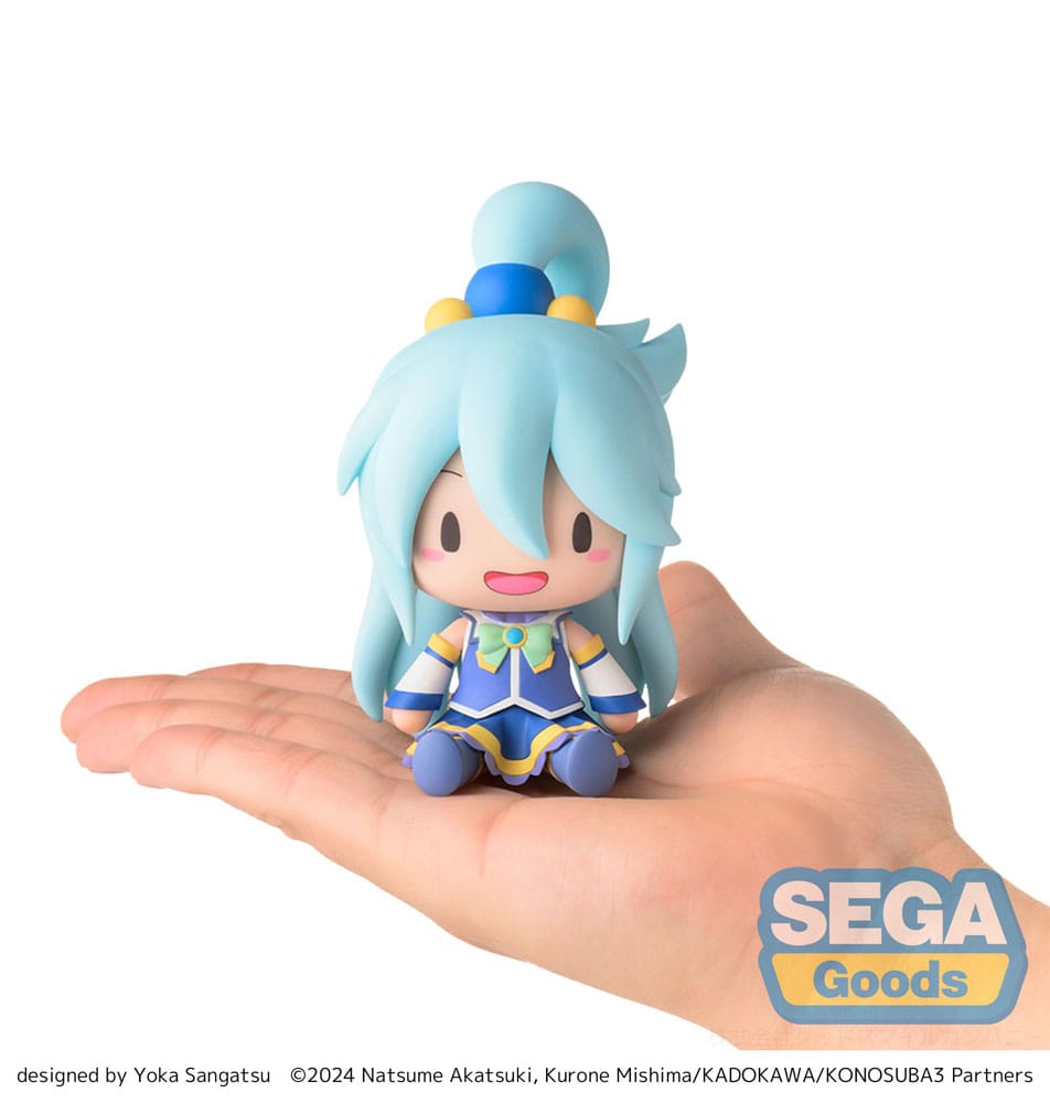 Konosuba God's blessing on this wonderful world! 3 Fuwa Petit Chibi Figure Aqua 10 cm - MangaShop.ro