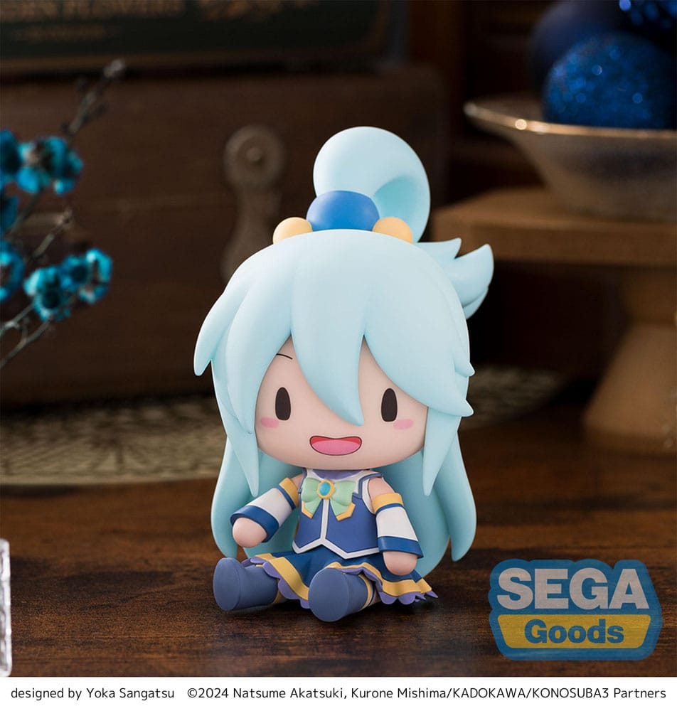 Konosuba God's blessing on this wonderful world! 3 Fuwa Petit Chibi Figure Aqua 10 cm - MangaShop.ro