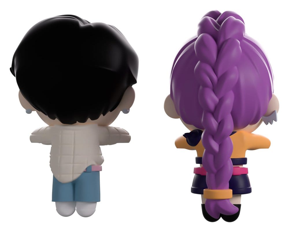 KPop Demon Hunters Vinyl Figures Jinu & Rumi Monitor Buddiez 6 cm - MangaShop.ro