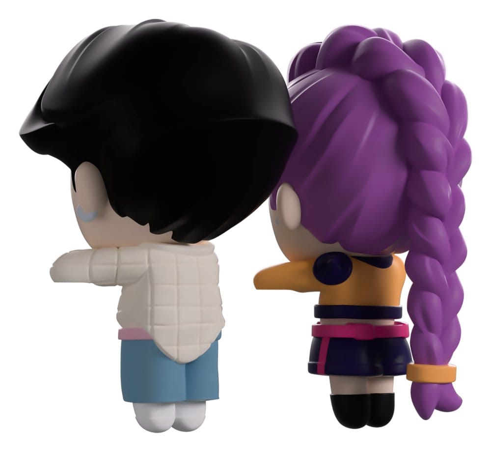 KPop Demon Hunters Vinyl Figures Jinu & Rumi Monitor Buddiez 6 cm - MangaShop.ro