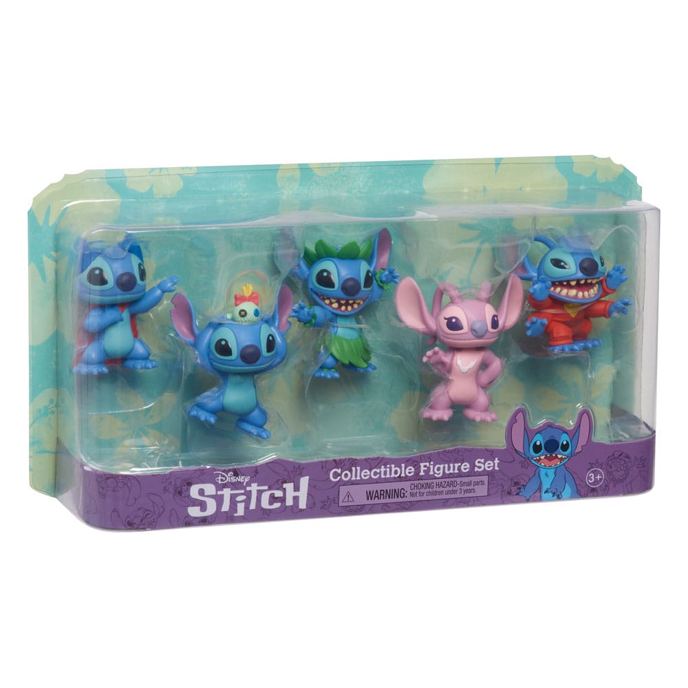 Lilo & Stitch Mini Figure 5-Pack Stitch Collectible Figure Set 7 cm - MangaShop.ro