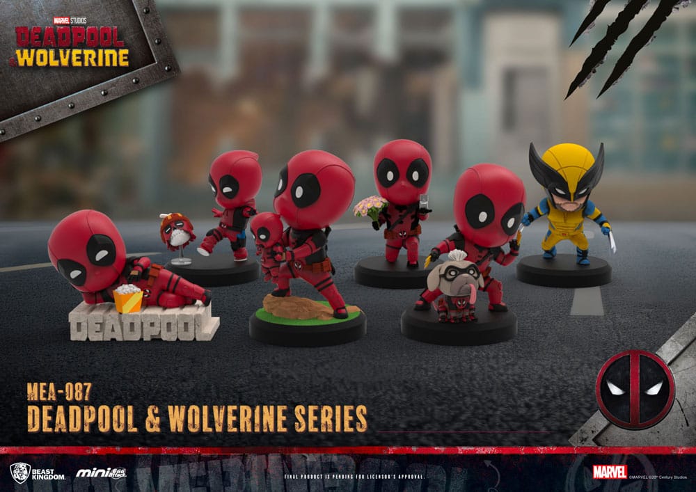 Deadpool 3 Deadpool & Wolverine Series Mini Egg Attack Figures 8 cm - MangaShop.ro