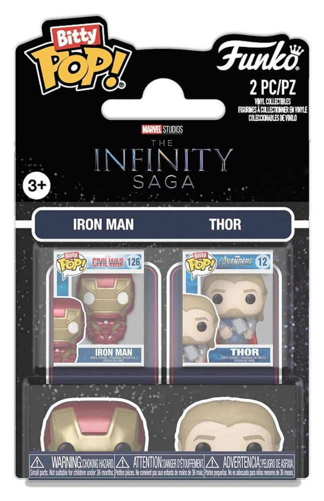 Marvel IS Bitty POP! Vinyl Figures 2-Pack IM & Thor 2 cm - MangaShop.ro