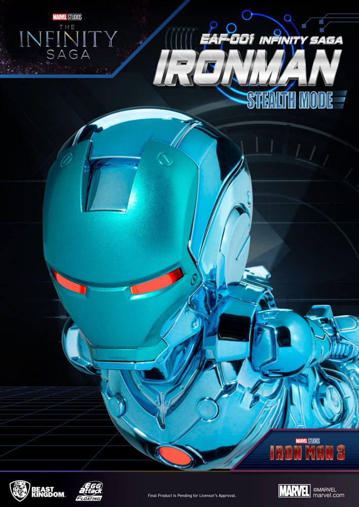 Marvel Egg Attack Floating Figure The Infinity Saga Ironman Stealth Mode 16 cm - MangaShop.ro