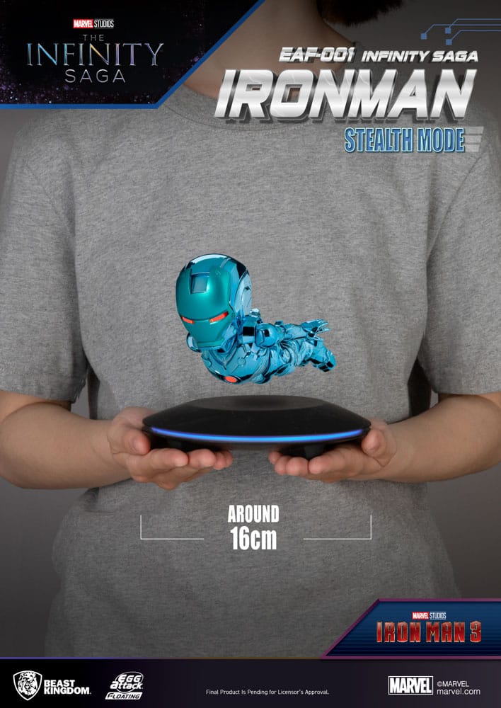 Marvel Egg Attack Floating Figure The Infinity Saga Ironman Stealth Mode 16 cm - MangaShop.ro