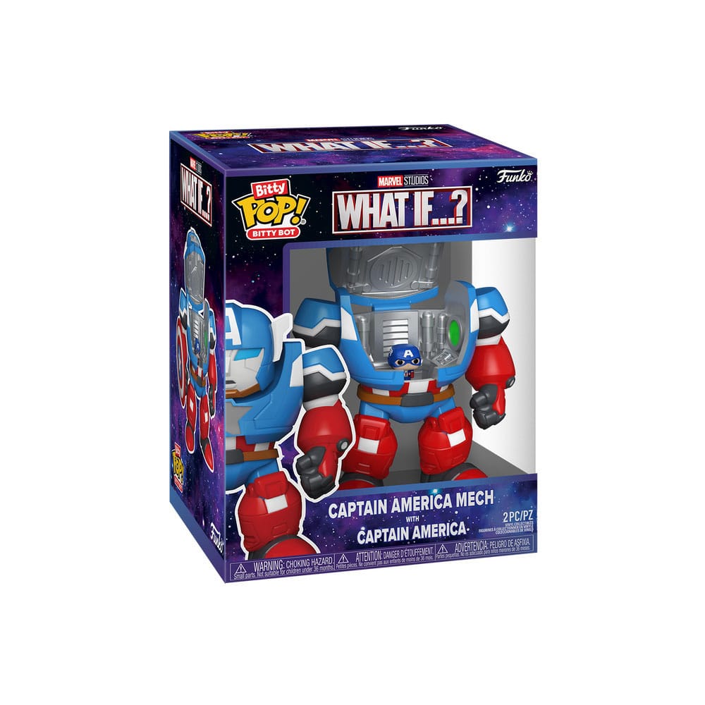 Marvel Bitty POP! Bots Figure WI- CA Mech w/Cap 11,7 cm - MangaShop.ro
