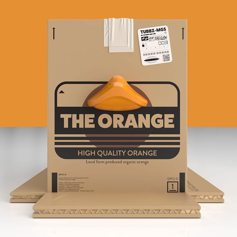 Metal Gear Solid Tubbz PVC Figure The Orange Box Boxed Edition 10 cm - MangaShop.ro