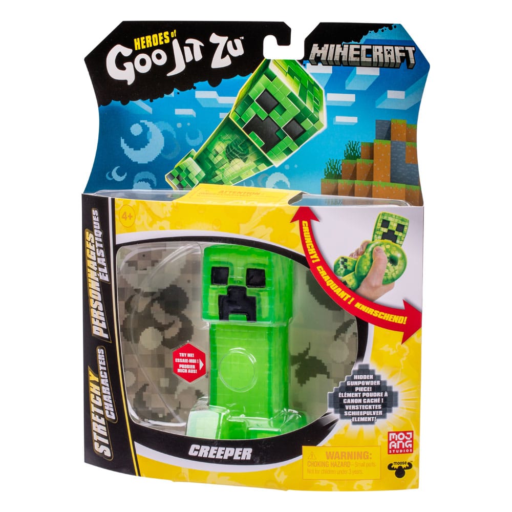 Minecraft Heroes of Goo Jit Zu Meteor Madness Stretch Figure Creeper 12 cm - MangaShop.ro
