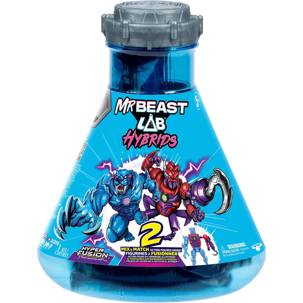 Mr. Beast Lab Hybrids Series 2 Mini Figuren 2er-Pack Spider vs Energy Panther 11 cm - MangaShop.ro