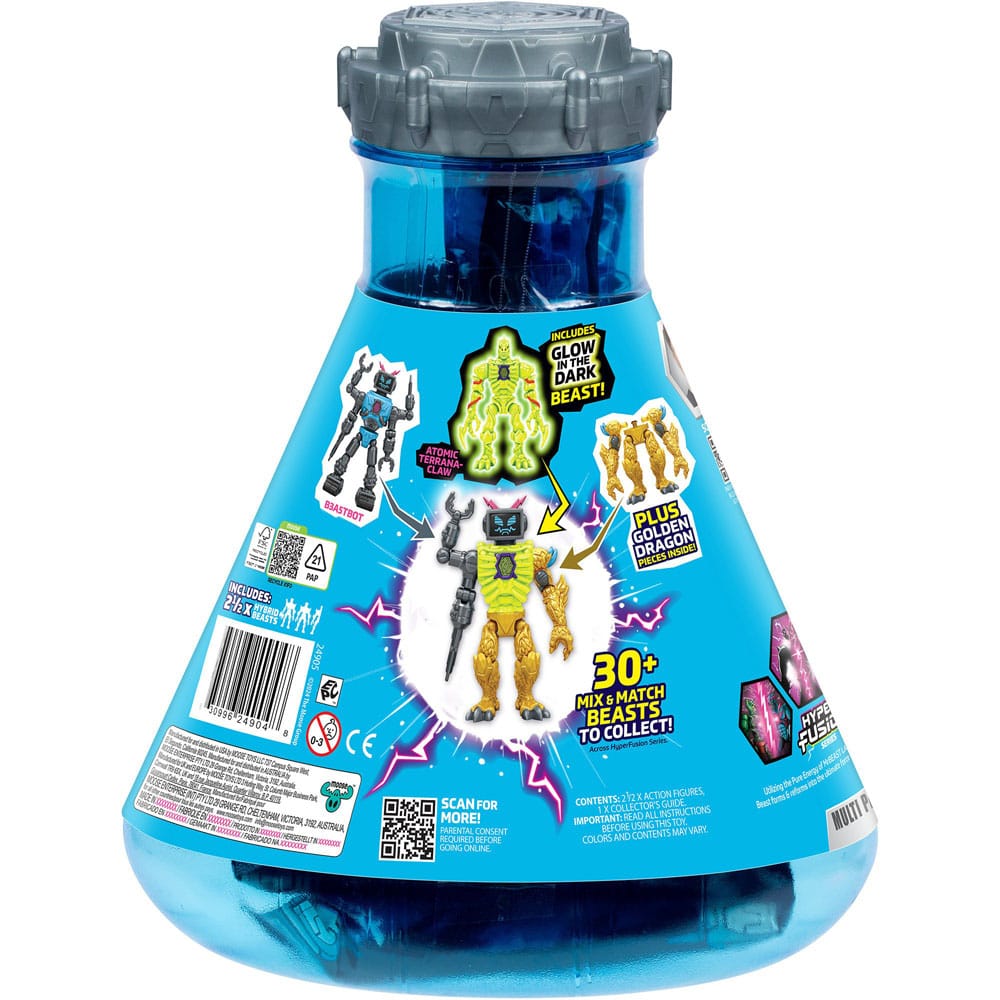 Mr. Beast Lab Hybrids Series 2 Mini Figuren 2er-Pack Lab-Bot vs Gid Skeleton 11 cm - MangaShop.ro