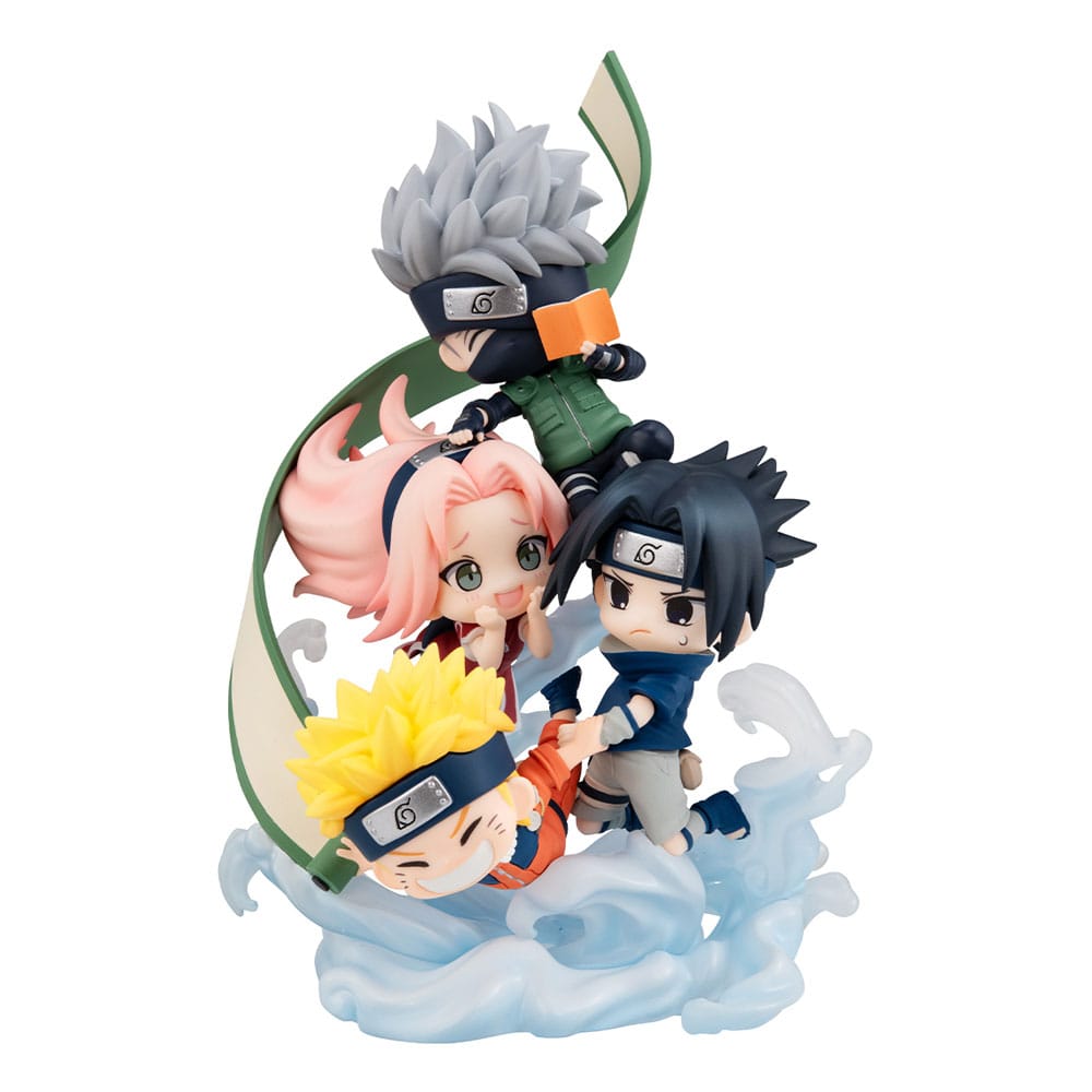 Naruto Shippuden FigUnity PVC Mini Statue Gather here, Team 7 13 cm (with gift) - MangaShop.ro
