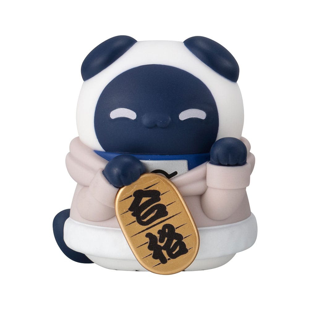 Naruto-Nyaruto! Mega Cat Project Nyaruto! Trading Figures Beckoning cat fortune one more time 7 cm Assortment (6) - MangaShop.ro