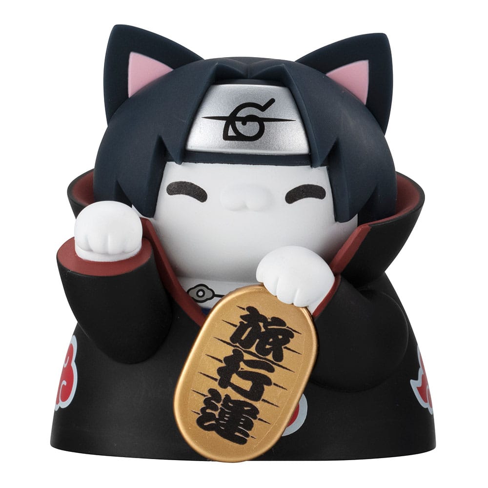 Naruto-Nyaruto! Mega Cat Project Nyaruto! Trading Figures Beckoning cat fortune one more time 7 cm Assortment (6) - MangaShop.ro