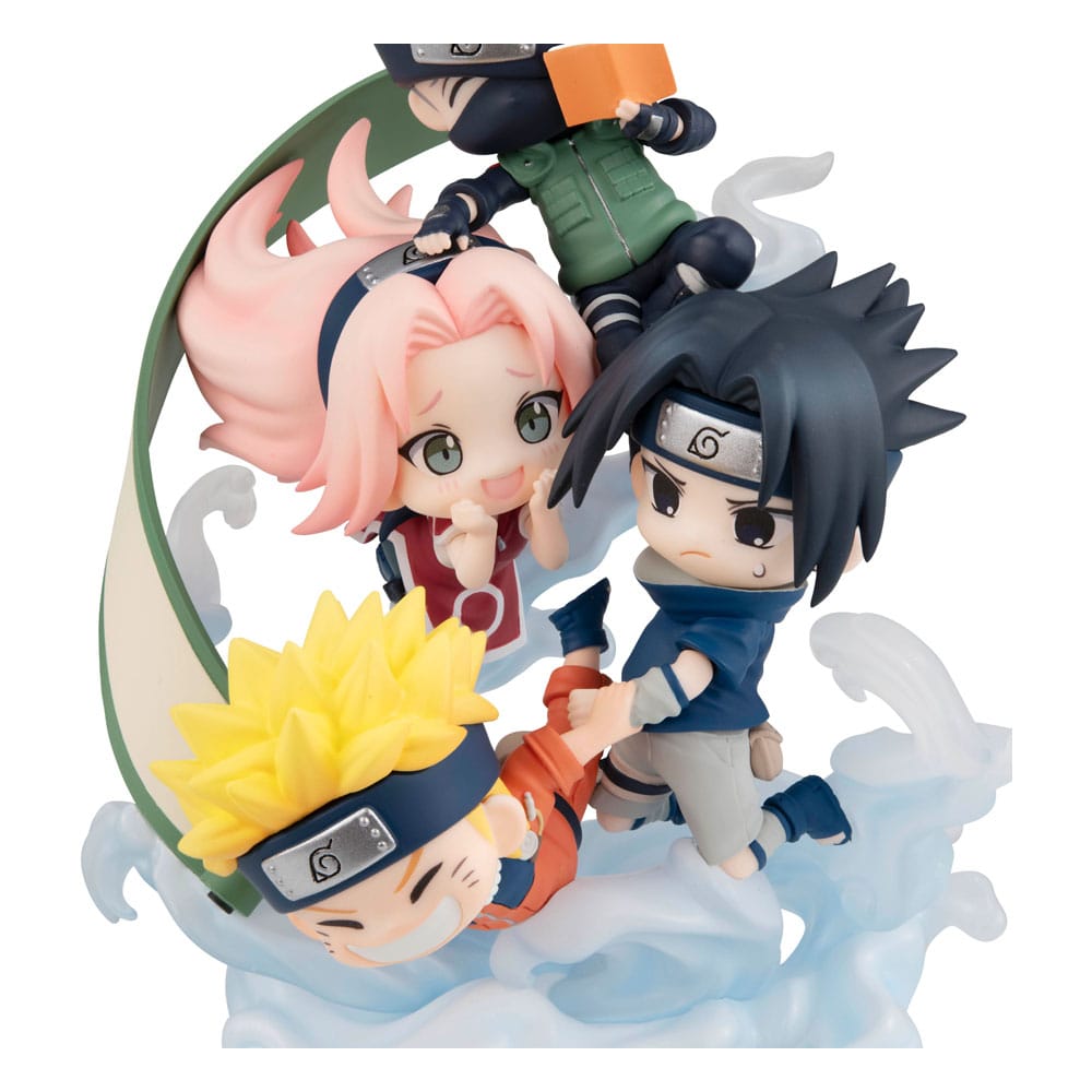Naruto Shippuden FigUnity PVC Mini Statue Gather here, Team 7 13 cm - MangaShop.ro