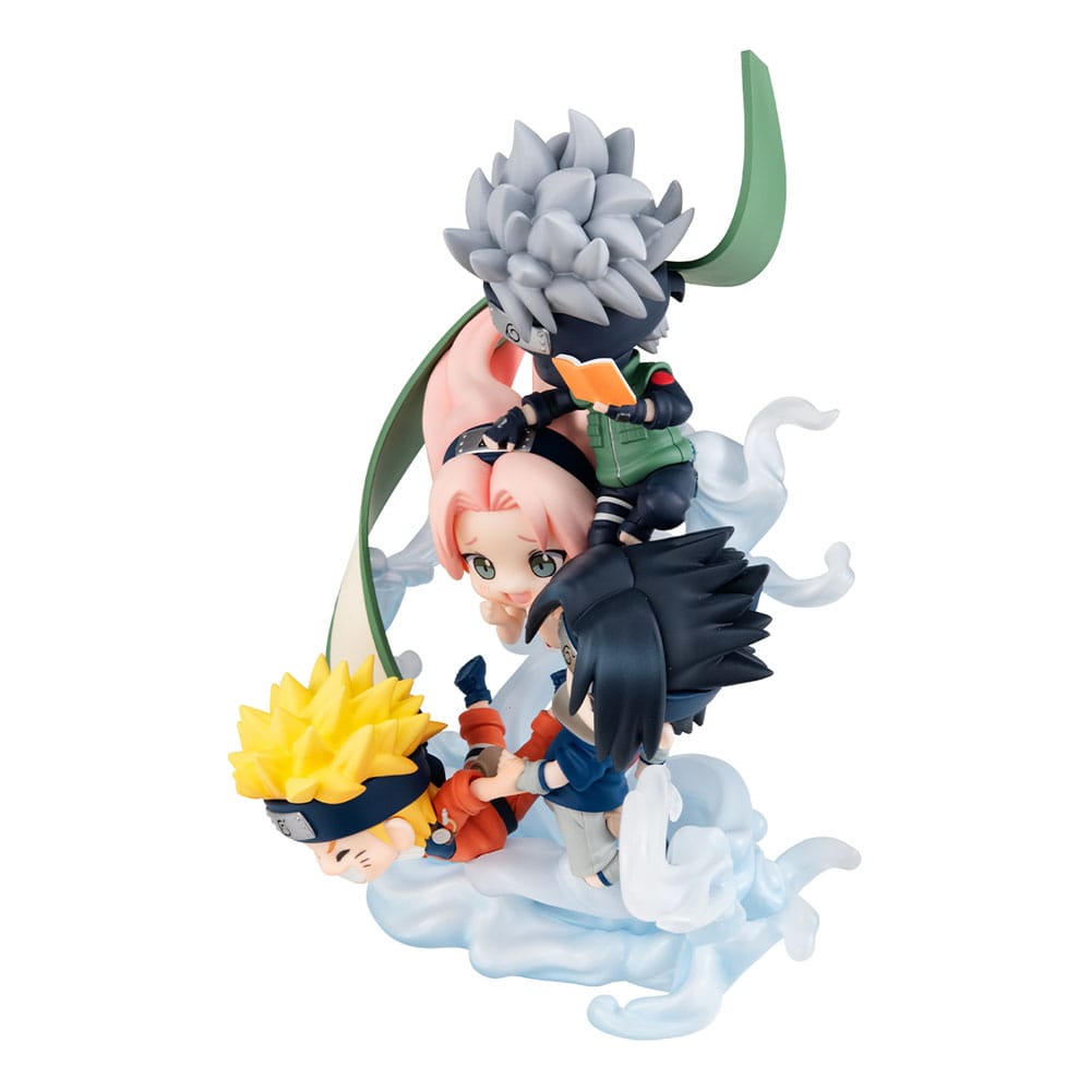 Naruto Shippuden FigUnity PVC Mini Statue Gather here, Team 7 13 cm (with gift) - MangaShop.ro