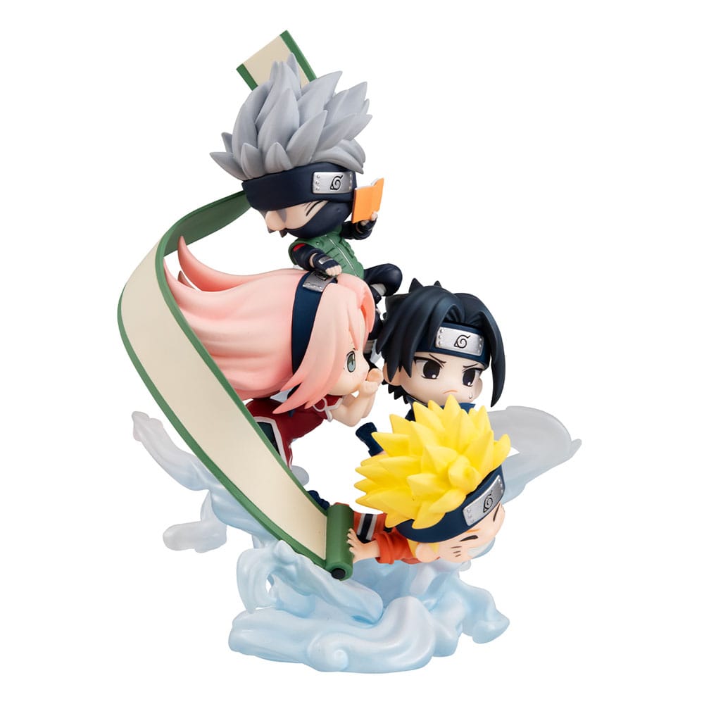 Naruto Shippuden FigUnity PVC Mini Statue Gather here, Team 7 13 cm (with gift) - MangaShop.ro