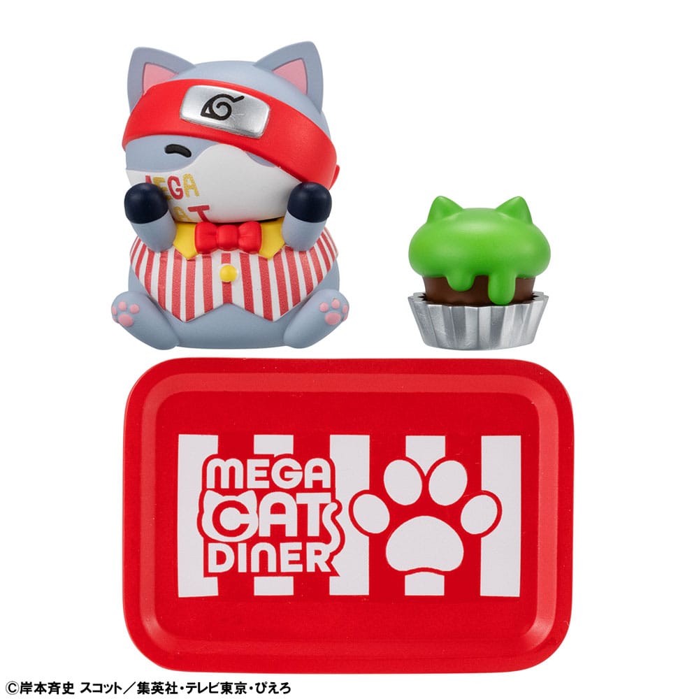 Naruto Shippuden Mega Cat Project Nyaruto! Trading Figures Mega Cat Diner 3 cm Assortment (6) - MangaShop.ro